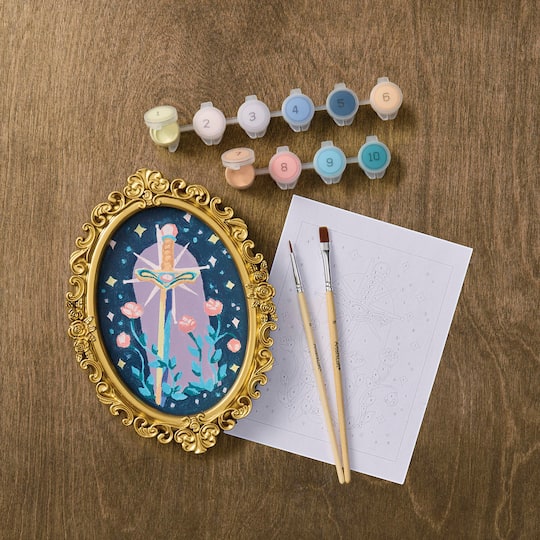 Sword Paint-by-Number Framed Mini Kit by Artist's Loft®